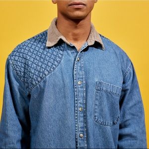 Vintage Denim Button Up